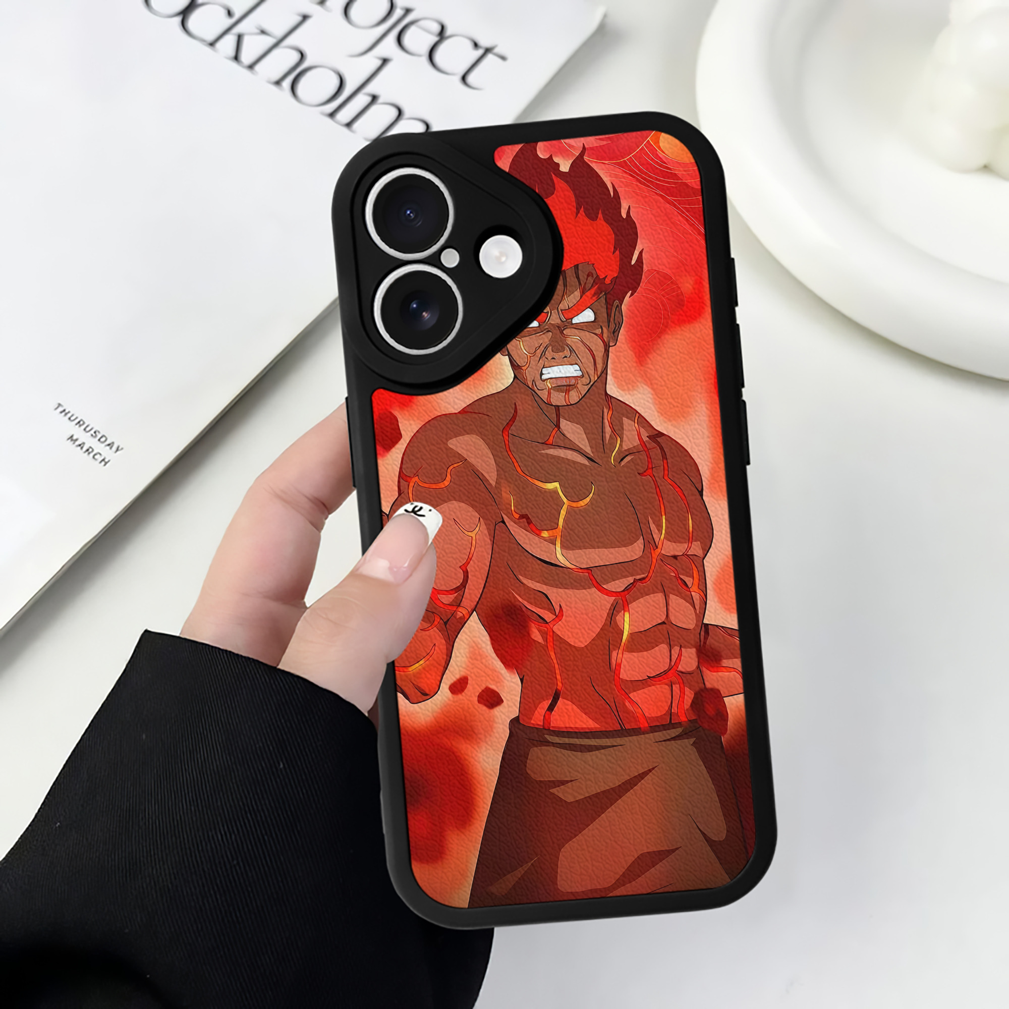 （画像用） NARUTO -ナルト- NARUTO -ナルト- 疾風伝 【iPhone 16シリーズ対応】シリコンスマホケース（レザー調） 材質：シリコン
